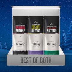 Premium Biltong Selection Box - 3 Exotic Game & 2 Beef Varieties Gift Set